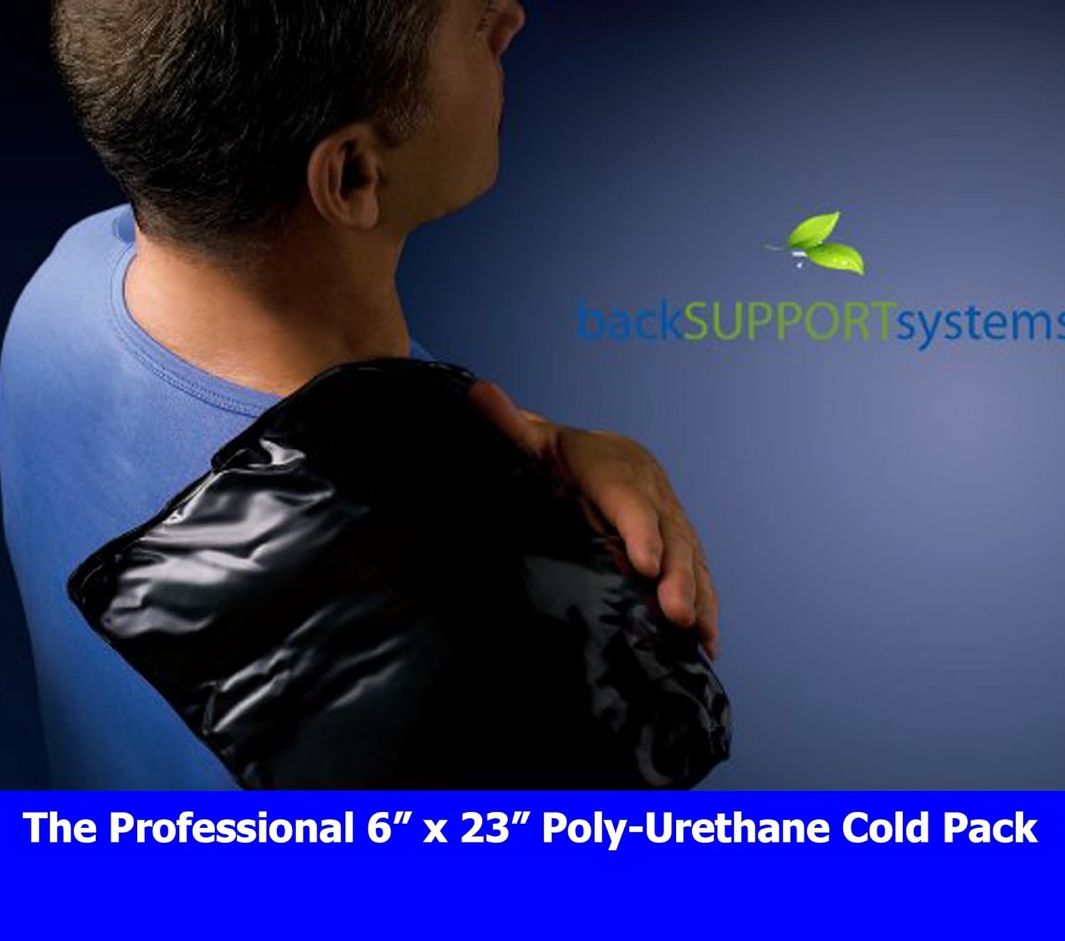 Back Support Systems Professional Cold Pack - Professional Medical Grade for All Injuries (6"x 23" Hot & Cold Pack)