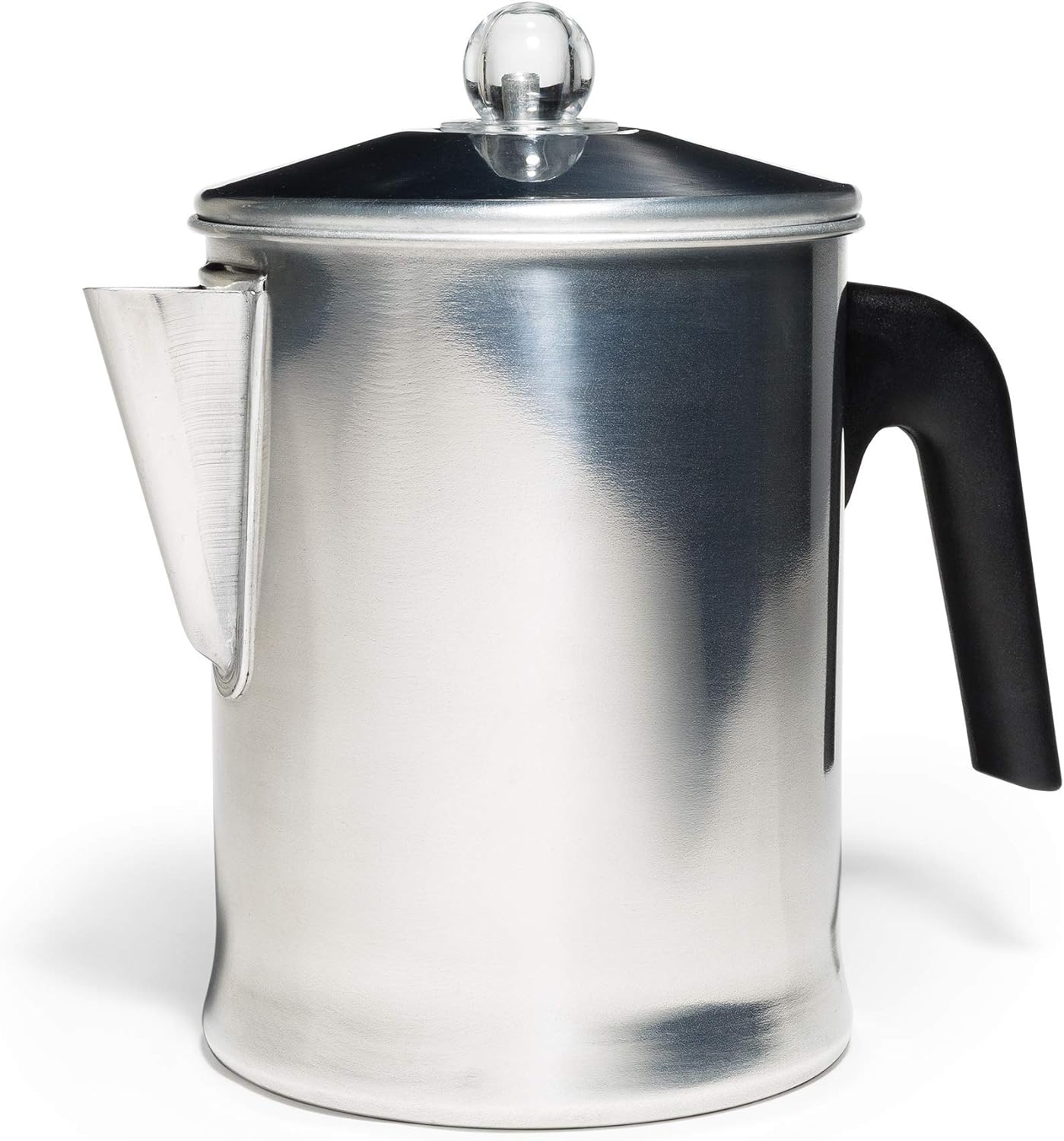 Aluminum Stove Top Percolator Maker Durable, Brew Coffee On Stovetop (9 Cup)