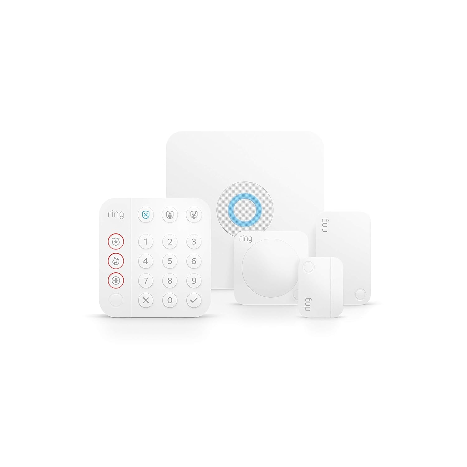 Ring Alarm 5-piece kit (2nd Gen) – home security system with optional 24/7 professional monitoring – Works with Alexa