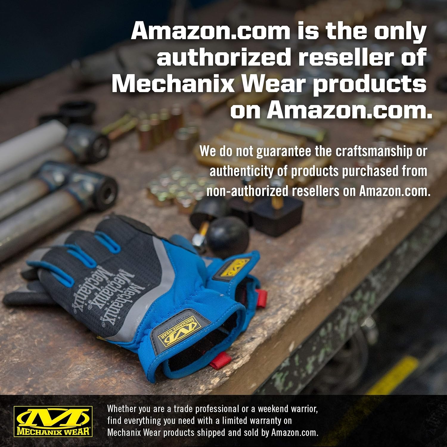 Mechanix Wear: M-Pact Covert Fingerless Tactical Work Gloves (Medium, All Black)